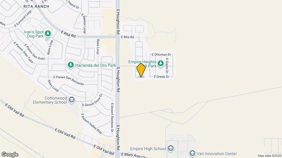 10462 E Jerrell Cove St Mapa y Detalles de la Ubicación