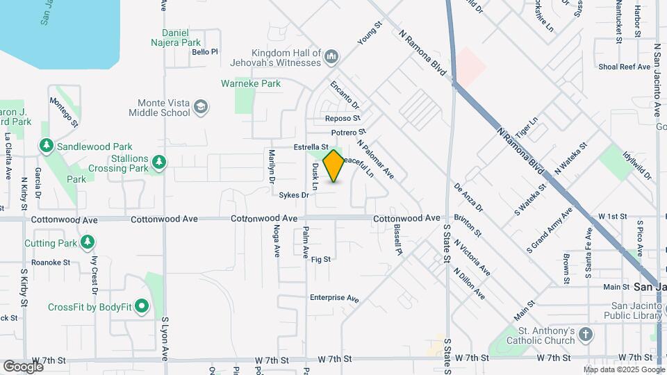 1045 Sykes Dr Map and Location Details