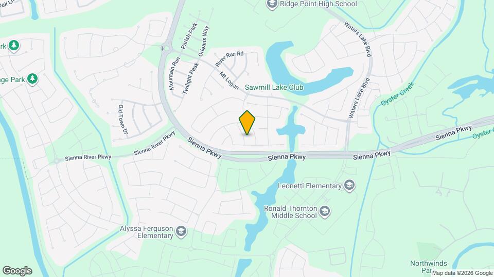 2010 Silver Moon Dr Mapa y Detalles de la Ubicación