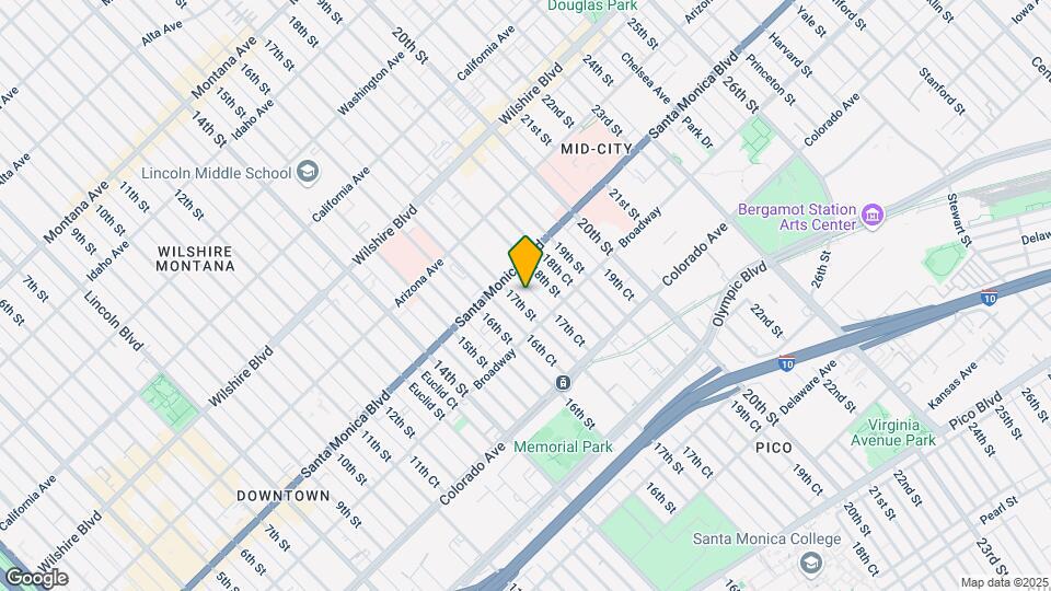 1427 17th St Map and Location Details