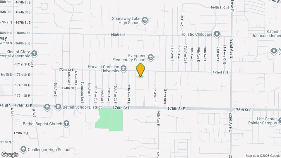 17218 12th Avenue Ct E Map and Location Details