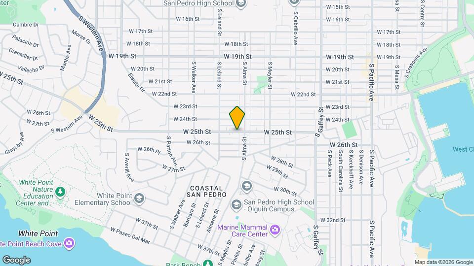 1025 W 25th St Map and Location Details