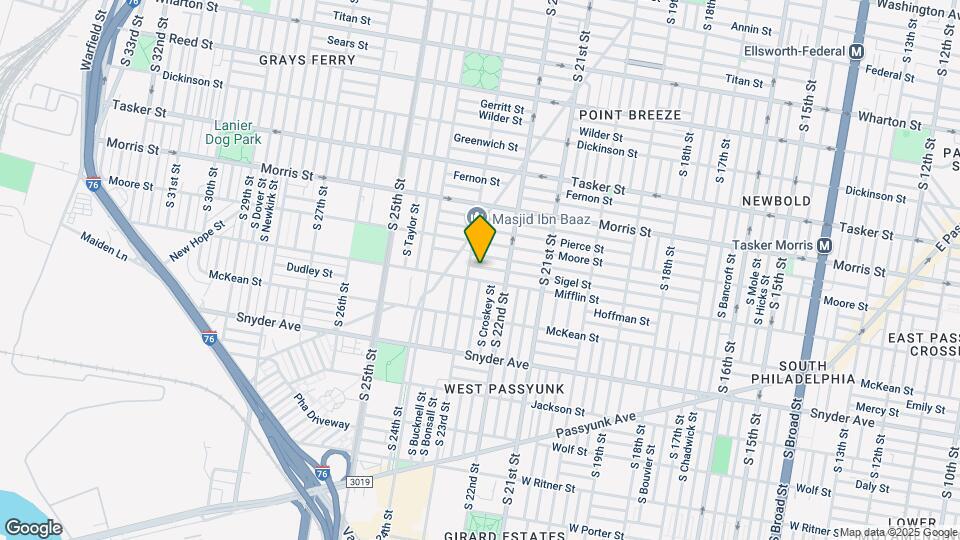 2238 Sigel St Map and Location Details