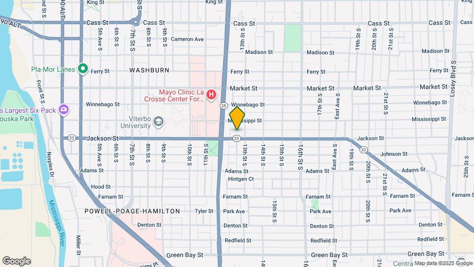 1233 Jackson St Mapa y Detalles de la Ubicación