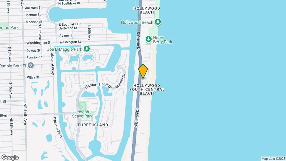 2101 S Ocean Dr, Unit #2407 Map and Location Details