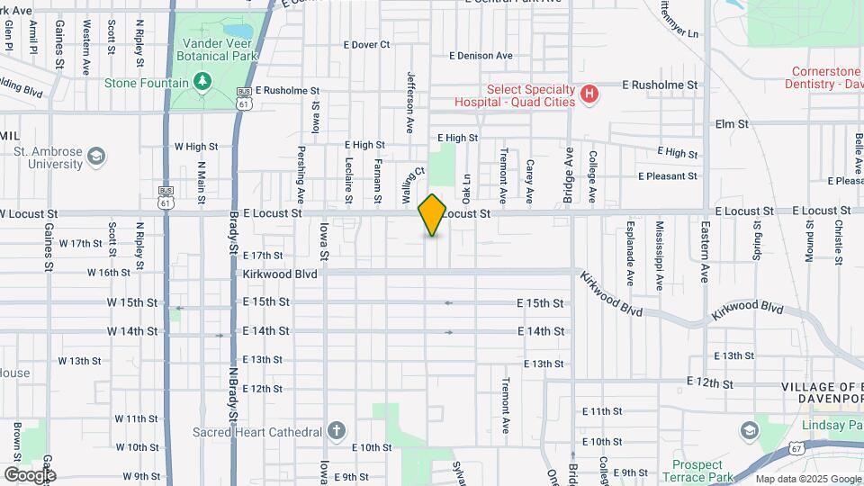 1715 Grand Ave-Unit -Apt 3 Map and Location Details