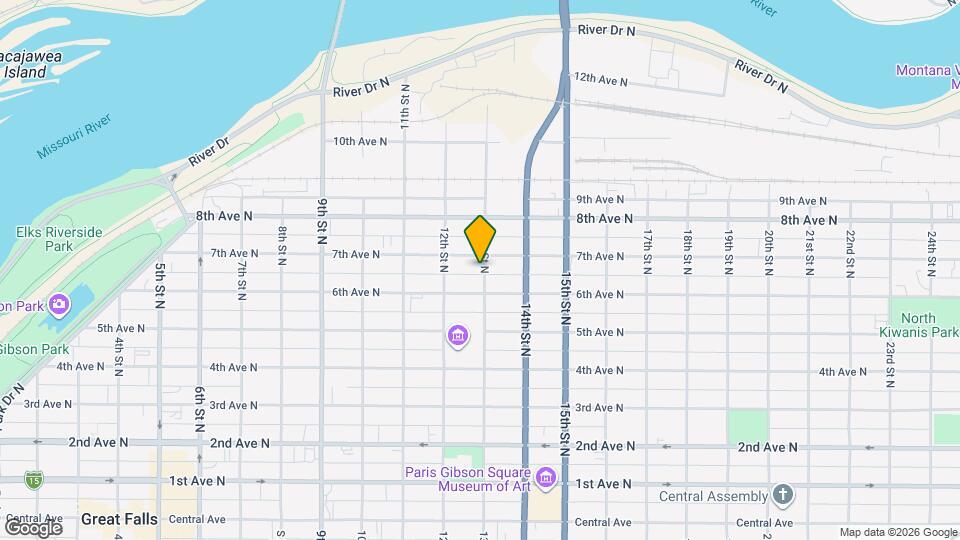 612-614 13th St N Map and Location Details