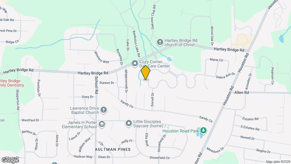 3444 Bridgewood Dr Mapa y Detalles de la Ubicación