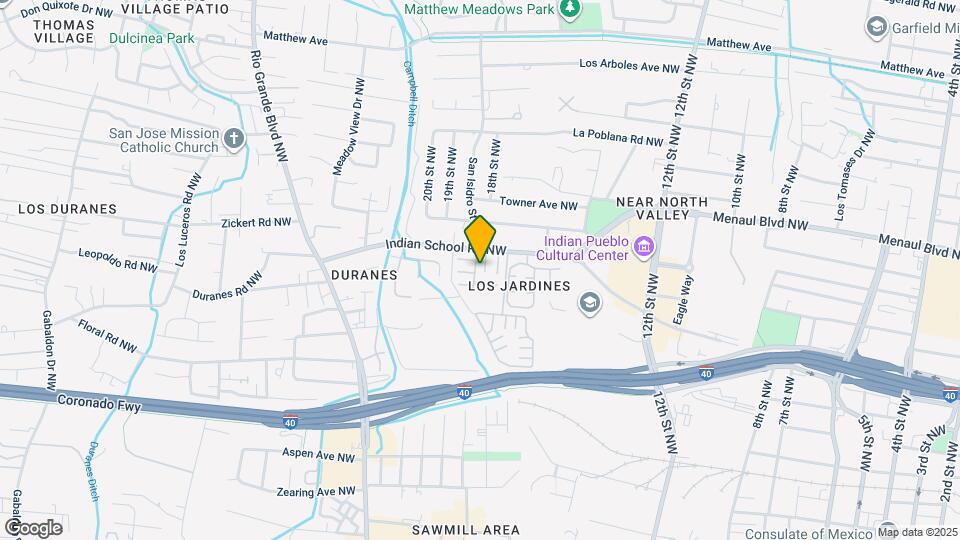 Valley Apartments Map and Location Details