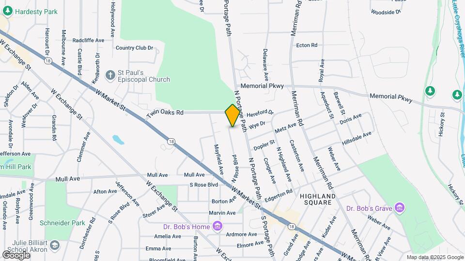 141 N. Rose Blvd Map and Location Details