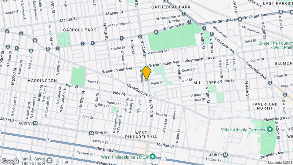 342 N 52nd St Map and Location Details