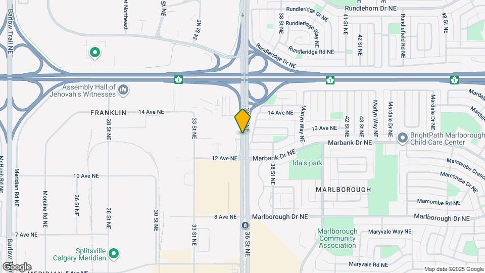 1513-1536 36 St NE Map and Location Details