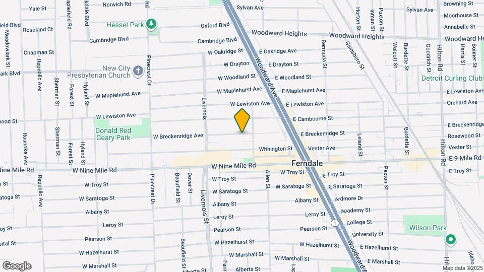 445 W Breckenridge St Map and Location Details