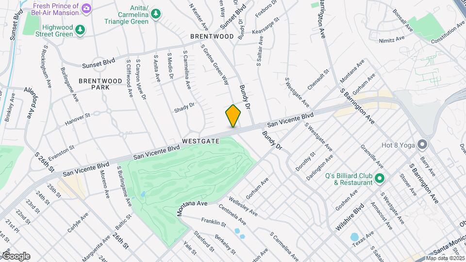 12225 San Vicente Blvd Mapa y Detalles de la Ubicación