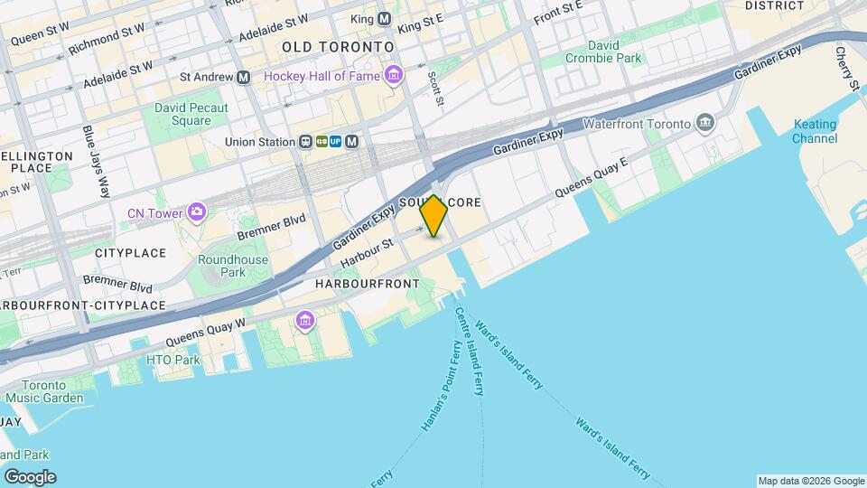 10 Queens Quay W Map and Location Details