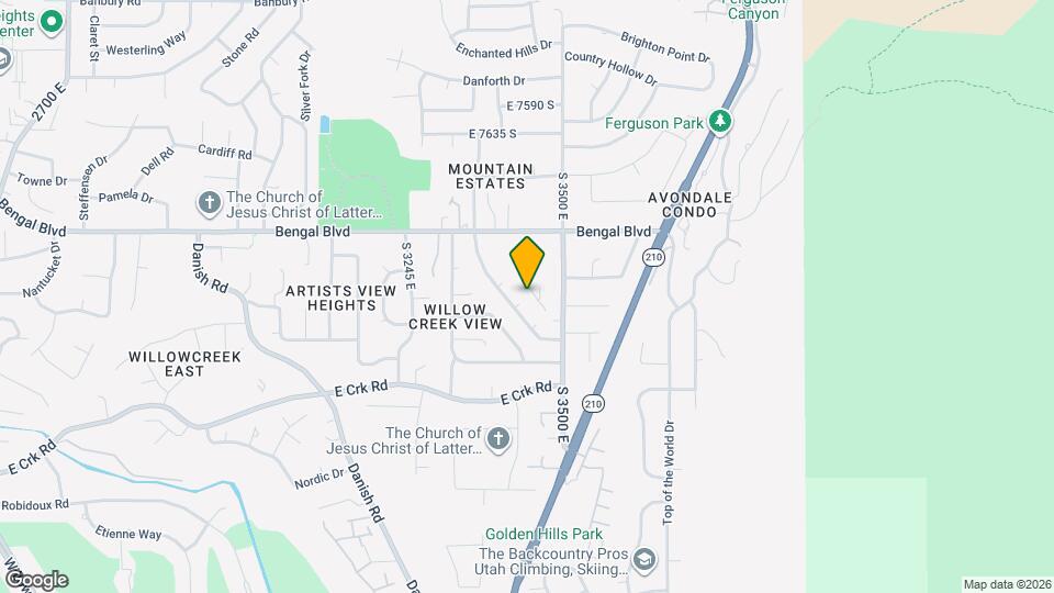 7942 S Chadbourne Dr Map and Location Details