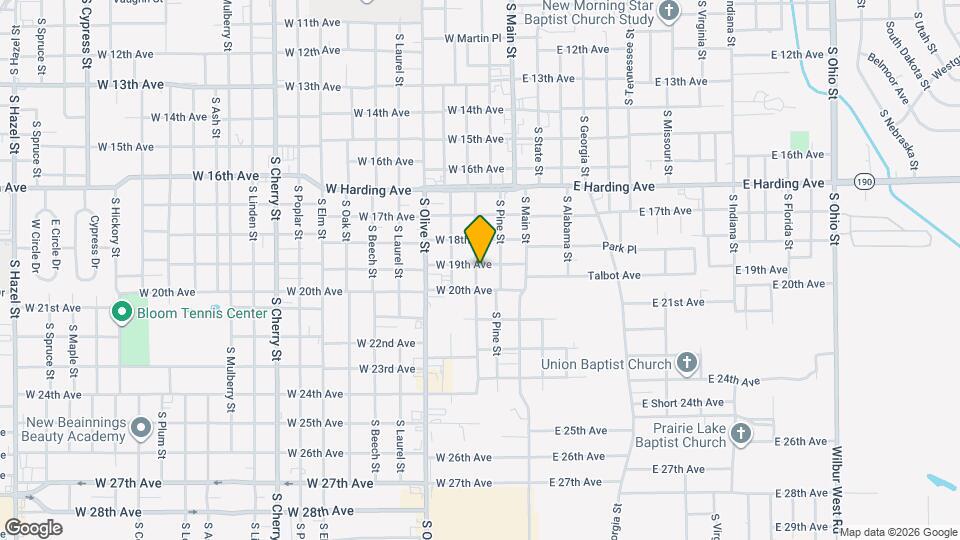 216 W 19th Ave Mapa y Detalles de la Ubicación