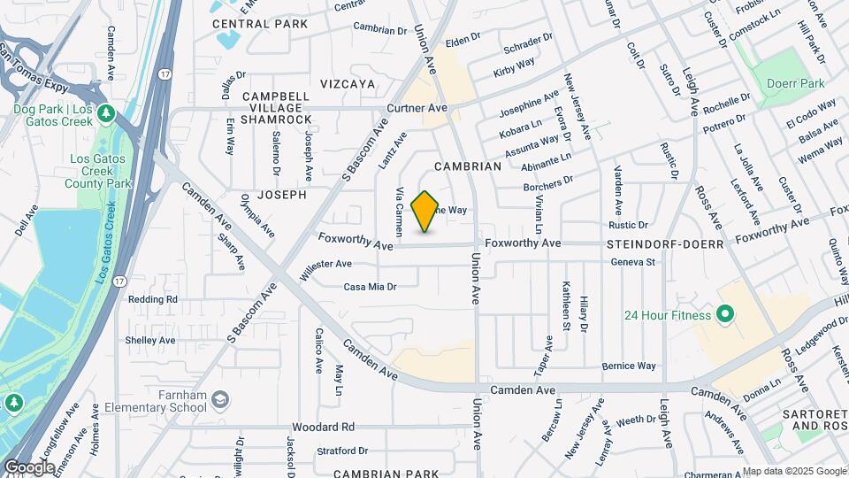 2065-2067 Foxworthy Ave Map and Location Details