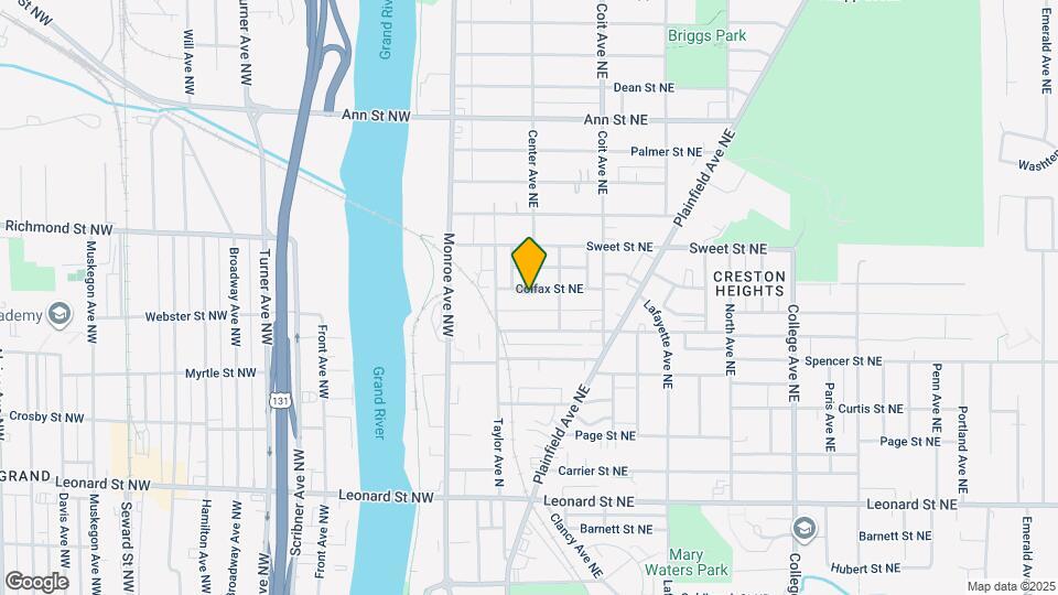 32 Colfax St NE Map and Location Details