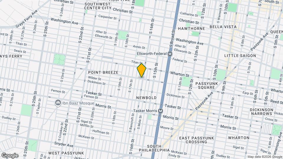 1400 S 16th St Map and Location Details