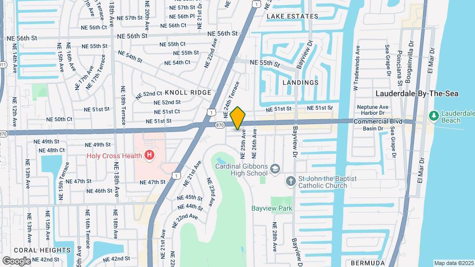 2451 NE 49th St Map and Location Details