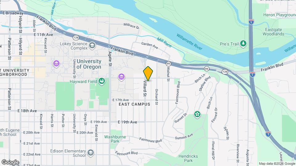 1539 Villard St Map and Location Details