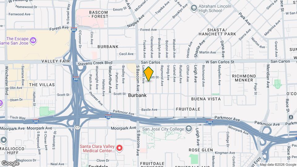 435 Vaughn Ave Map and Location Details