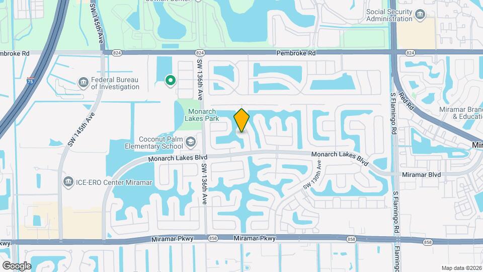 2398 SW 132nd Terrace Mapa y Detalles de la Ubicación