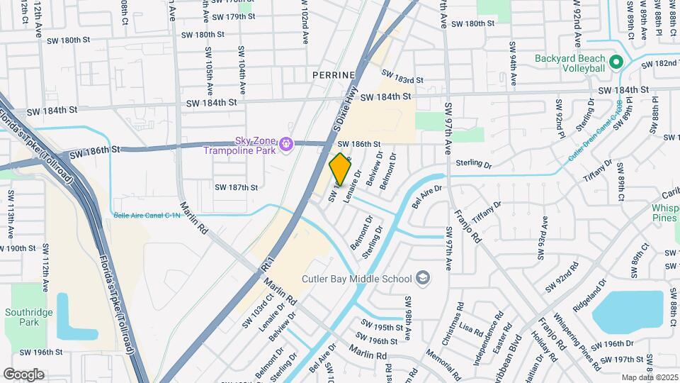 18735 SW 100th Ave Mapa y Detalles de la Ubicación