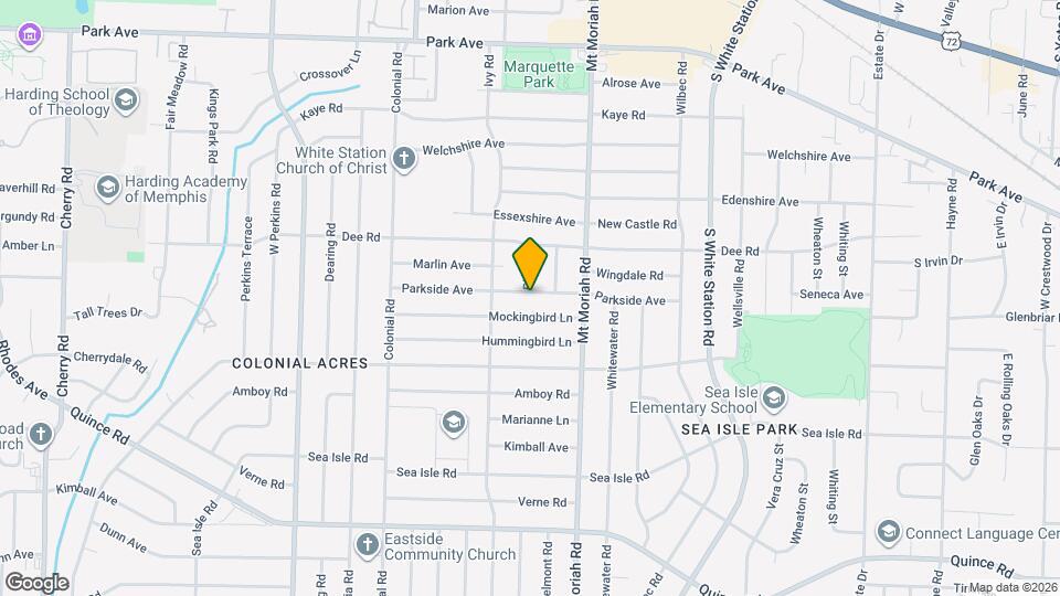 4923 Parkside Ave Map and Location Details