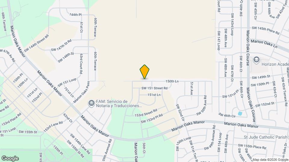 5549 SW 150th Lane Rd Mapa y Detalles de la Ubicación