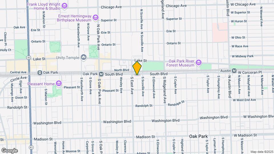 515 South Blvd, Unit 1w Mapa y Detalles de la Ubicación