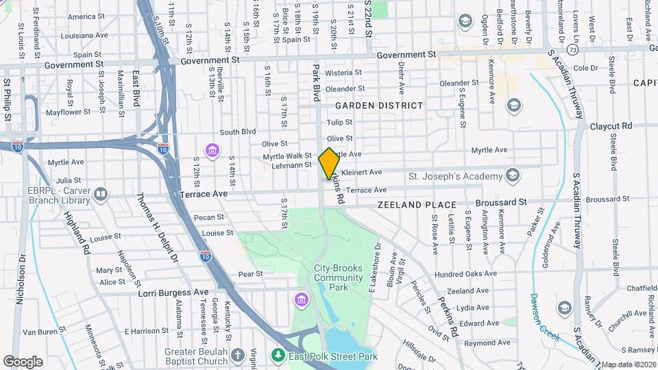1939 Terrace Ave Mapa y Detalles de la Ubicación