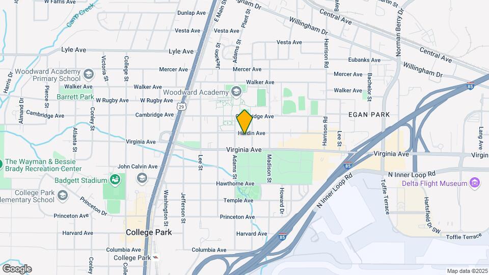 1598 Hardin Ave Map and Location Details