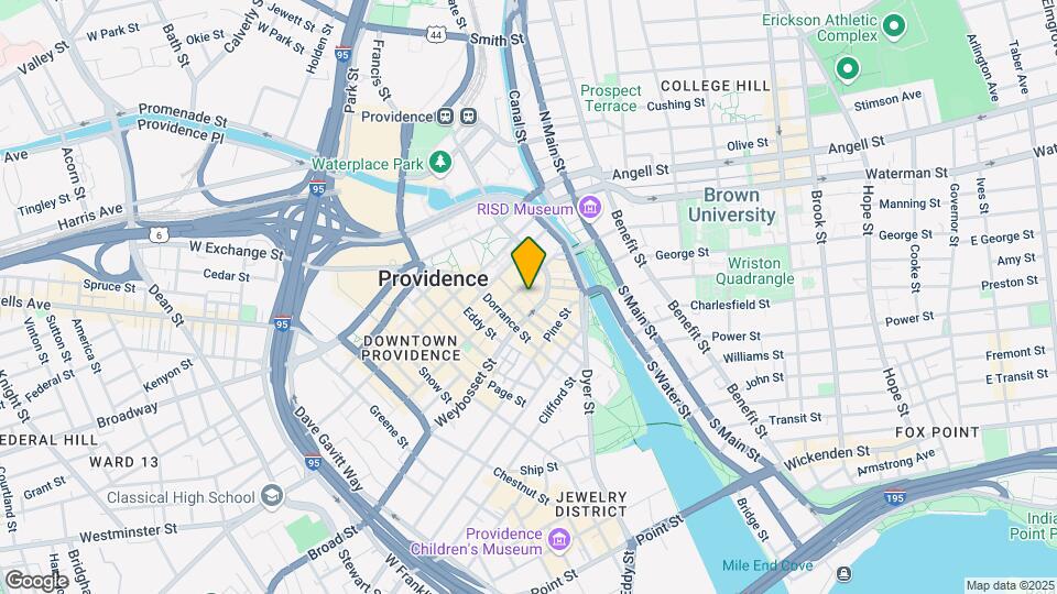 65 Weybosset St, Unit 204 Map and Location Details