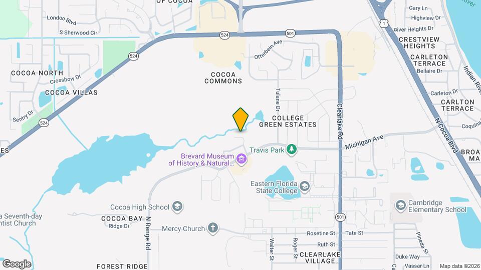 2426 Clemson Dr Map and Location Details