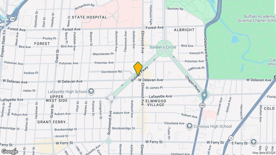 117 Bidwell Pkwy Map and Location Details