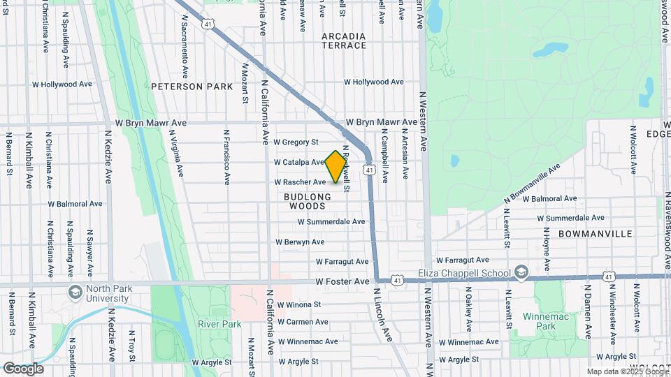 2617 W Rascher Ave, Unit 2 Map and Location Details