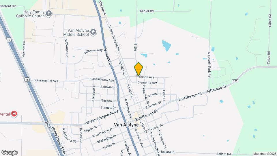 519 Tolson Ave Map and Location Details