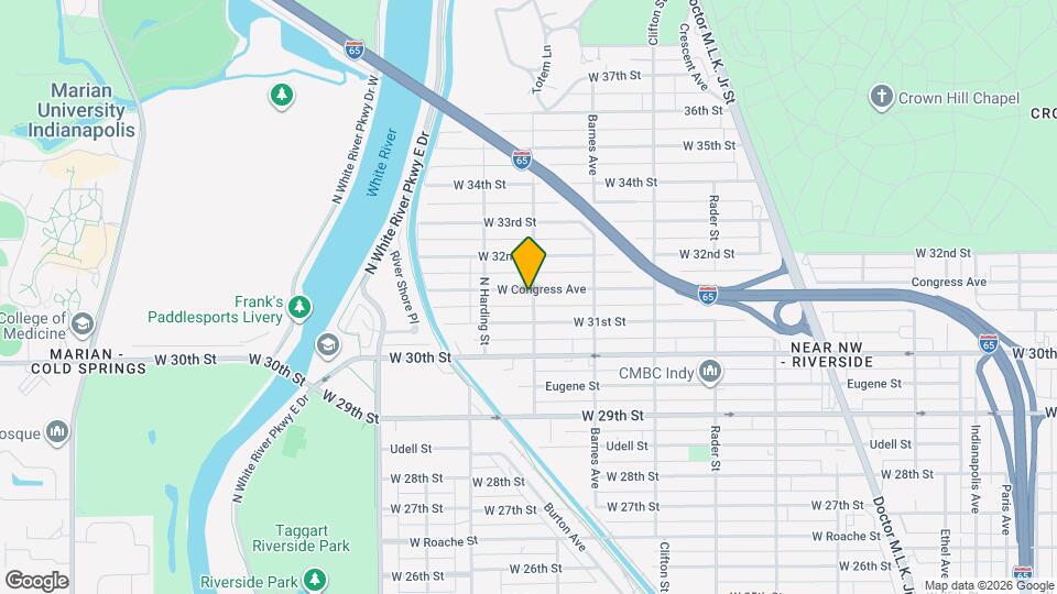 1301 W Congress Ave Map and Location Details