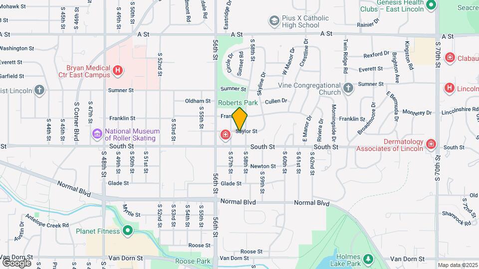 5727 Saylor St Map and Location Details