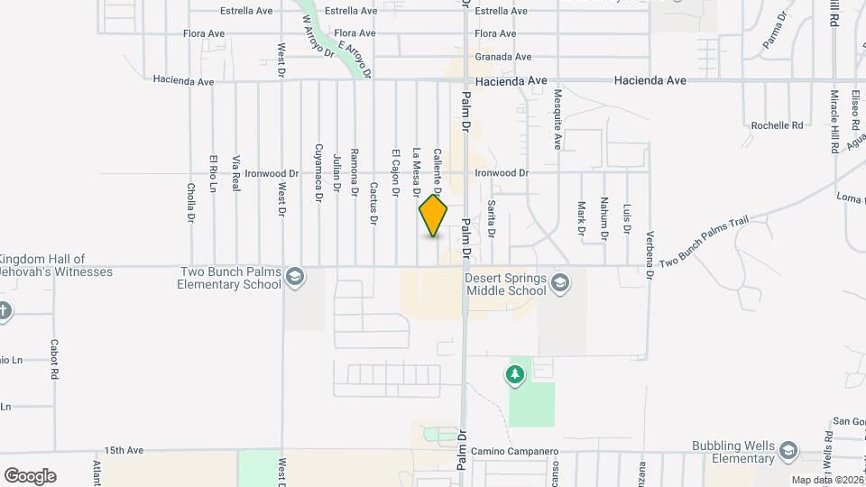 13901 Caliente Dr, Unit A Mapa y Detalles de la Ubicación