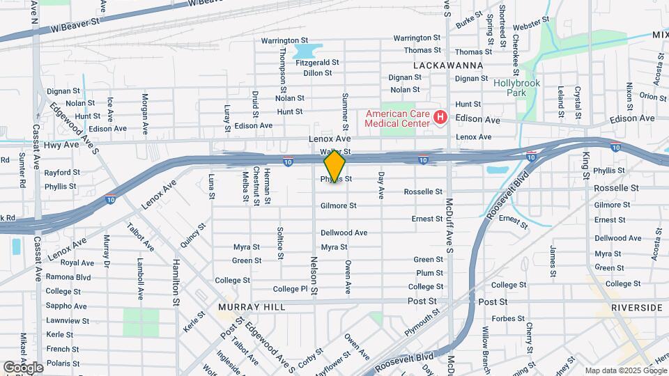 3323 Rosselle St Map and Location Details