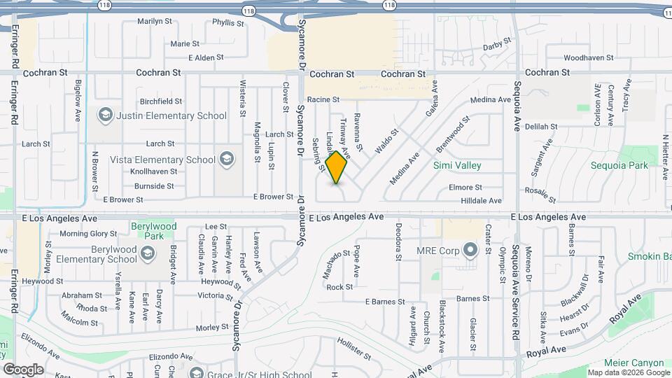 2049 Sebring St Map and Location Details