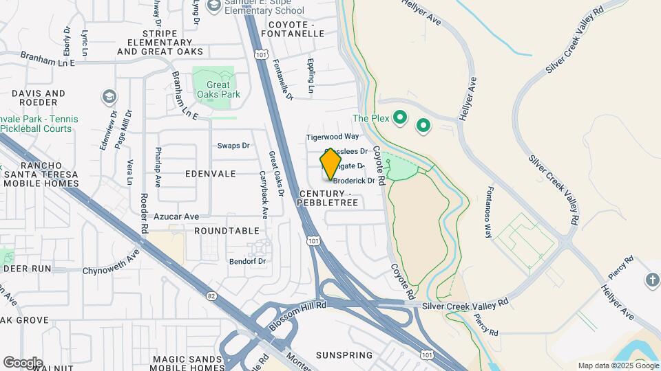 484 Broderick Dr Map and Location Details