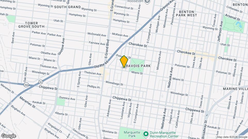 3556 Tennessee Ave Map and Location Details