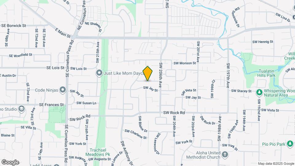 20778 SW Longacre St Map and Location Details