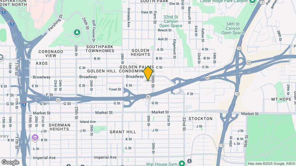 2968 E St Map and Location Details