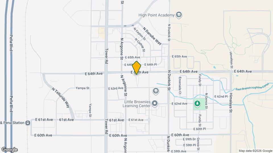 Alexan Pena Station Mapa y Detalles de la Ubicación