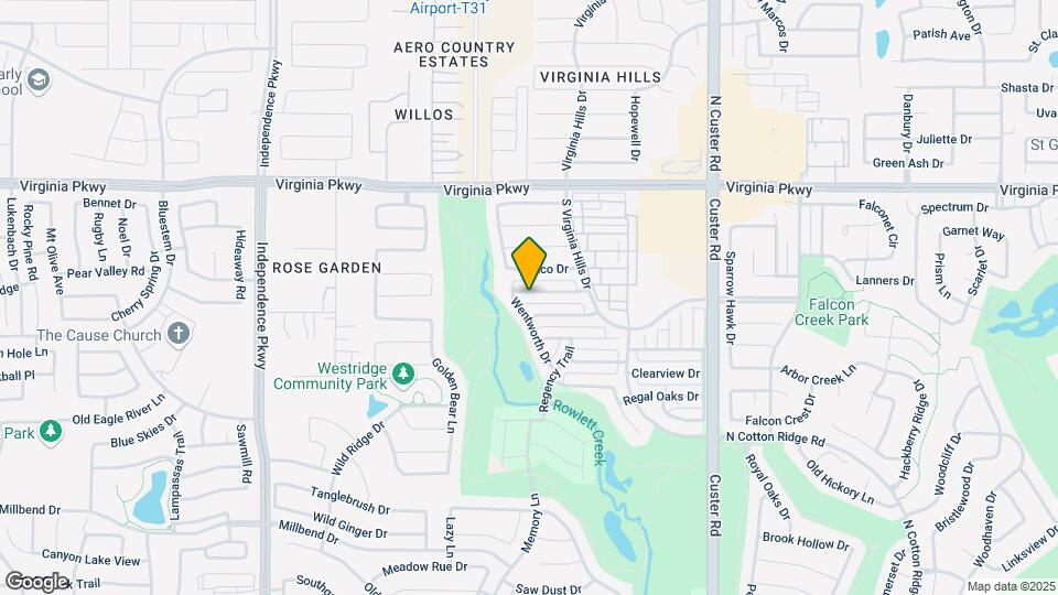 9421 Woodhurst Dr Map and Location Details